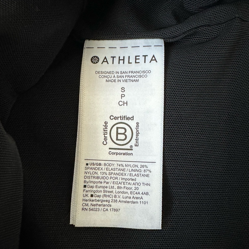 Athleta Delancey Black Half Zip Long Sleeve Mock Neck Dress with Pockets-SP - Picture 10 of 14